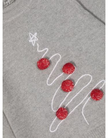 [해외직구] 23 F/W 일구포 CHRISTMAS 트리 초커 풀오버 (KIDS 상품) A23MA401EM220K_0739 B0041929464