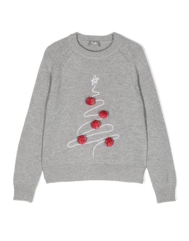 일구포 [해외직구] 23 F/W 일구포 CHRISTMAS 트리 초커 풀오버 (KIDS 상품) A23MA401EM220K_0739 B0041929464 착용컷