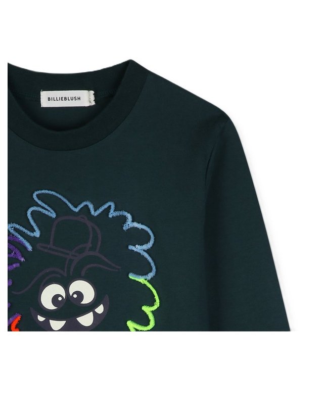 빌리블러쉬 [해외직구] 빌리블러쉬 다크 씨 LONGSLEEVE 티셔츠 (KIDS 상품) U2230368R B0302334109 착용컷