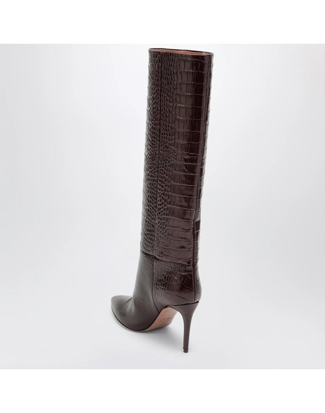파리텍사스 [해외직구] 26 F/W 파리스 텍사스 STILETTO 부츠 85 레드 레더 부츠 PX548XCOCO-RN B0052363287 착용컷
