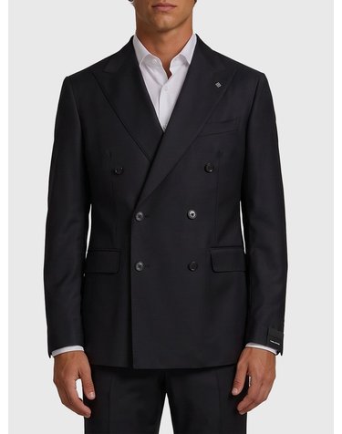 [해외직구] 26 F/W 딸리아또레 블랙 뉴 욕 더블브레스티드 수트 2SNY10BNT070001N5712 B0022239052