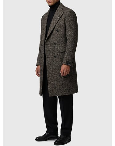 [해외직구] 26 F/W 딸리아또레 더블브레스티드 PINO LERARIO 런던 코트 C-LD10B340218EN837 B0022242555