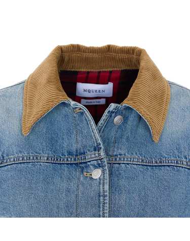 [해외직구] 26 S/S 알렉산더 맥퀸 박시 데님 자켓 852182/QMAD04383 B0011915295