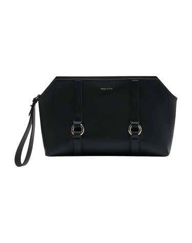 [해외직구] 26 S/S 알렉산더 맥퀸 뉴 FARRINGDON 클러치 ALEXANDER MCQUEEN 레더 블랙 8578051AAWD1000 B0731940078