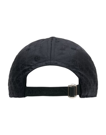 [해외직구] 26 S/S 알렉산더 맥퀸 스컬 리피트 캡 ALEXANDER MCQUEEN 신세틱 블랙 8386324419Q1000 B0731945942