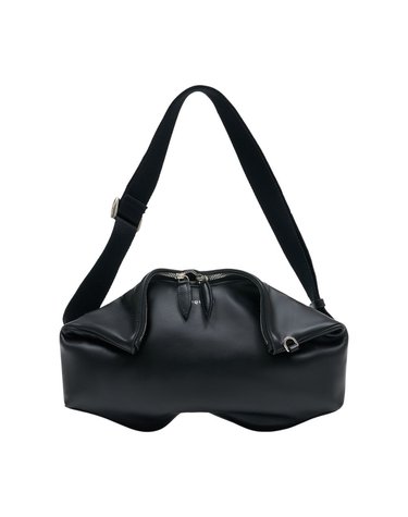 [해외직구] 26 S/S 알렉산더 맥퀸 만타 메신저 클러치 ALEXANDER MCQUEEN 레더 블랙 8564151AAWB1000 B0731943448