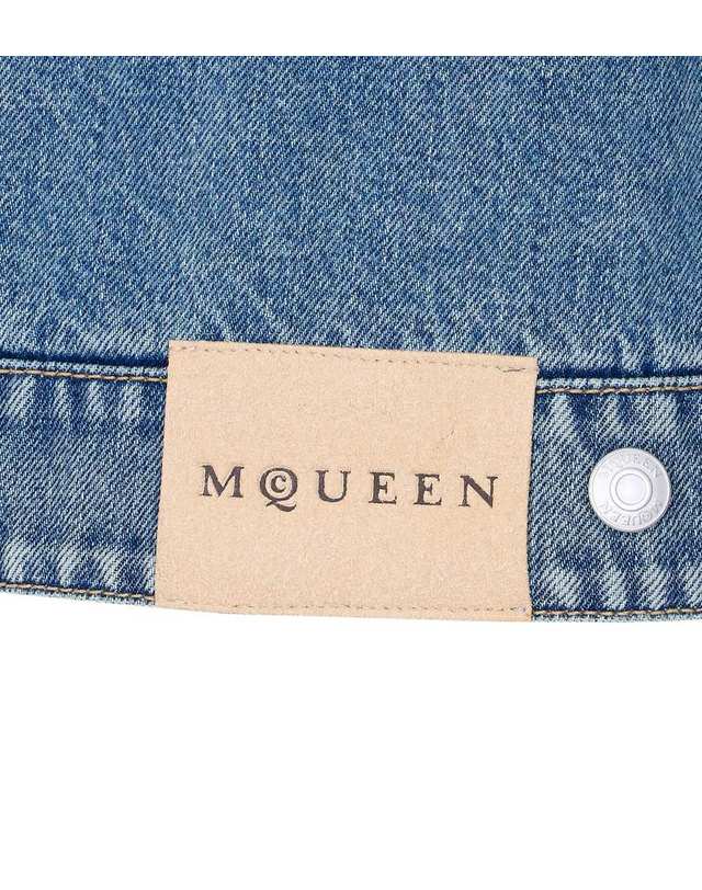 알렉산더맥퀸 [해외직구] 26 S/S 알렉산더 맥퀸 박시 데님 자켓 852182/QMAD04383 B0011915295 착용컷