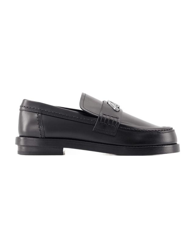알렉산더맥퀸 [해외직구] 24 S/S 알렉산더 맥퀸 SEAL 로퍼 ALEXANDER MCQUEEN 레더 BLACKARGENTE 783218WIES31081 B0731457431 착용컷
