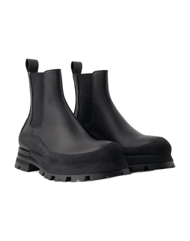알렉산더맥퀸 [해외직구] 24 S/S 알렉산더 맥퀸 WANDER 앵클 부츠 ALEXANDER MCQUEEN 카프스킨 블랙 777807WIEQ31000 B0731457437 착용컷