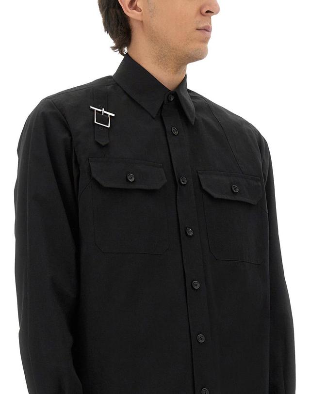 알렉산더맥퀸 [해외직구] 25 F/W 알렉산더 맥퀸 JACKETSHIRT 하니스 838500_QSAA91000 B0041727055 착용컷