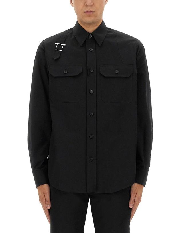 알렉산더맥퀸 [해외직구] 25 F/W 알렉산더 맥퀸 JACKETSHIRT 하니스 838500_QSAA91000 B0041727055 착용컷