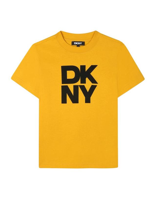 디케이앤와이 [해외직구] 25 F/W DKNY 티셔츠 WITH 로고 (KIDS 상품) D62431K_56A B0041775161 착용컷