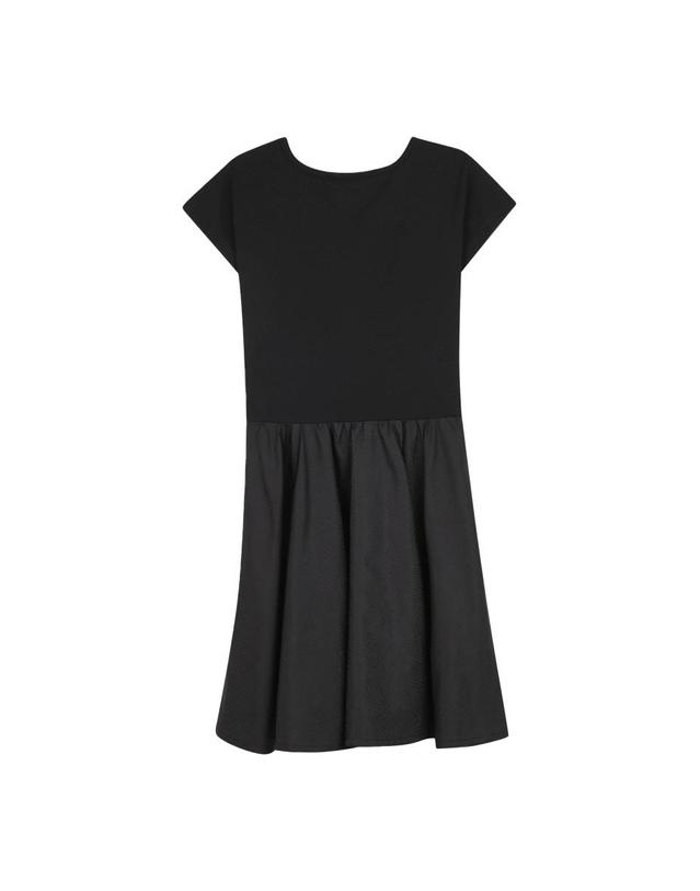 디케이앤와이 [해외직구] 25 F/W DKNY 2IN1 드레스 WITH 로고 (KIDS 상품) D62396K_09B B0041775178 착용컷