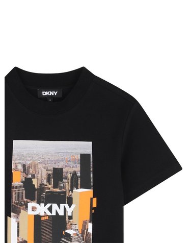 [해외직구] 26 S/S DKNY 티셔츠 콘 STAMPA 뉴 욕 (KIDS 상품) D62536K_09B B0042022894