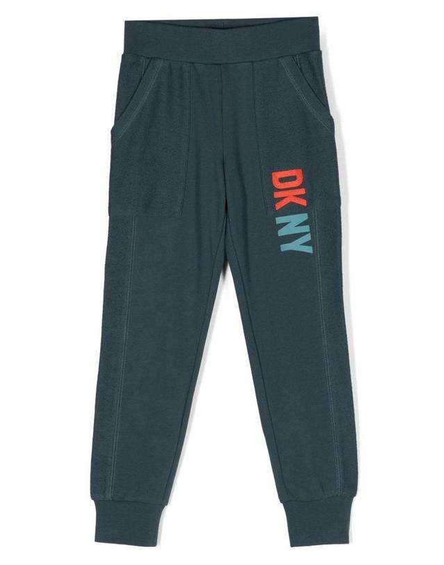 디케이앤와이 [해외직구] 23 F/W DKNY 조거팬츠 팬츠 WITH 로고 (KIDS 상품) D24797K_84W B0041929489 착용컷