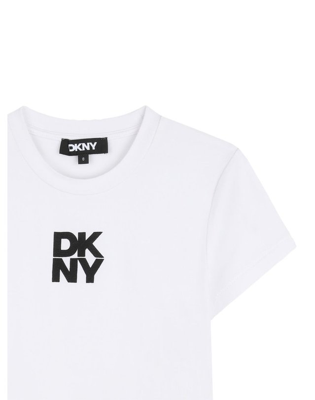 디케이앤와이 [해외직구] 26 S/S DKNY 드레스 티셔츠 (KIDS 상품) D62599K_09B B0042022876 착용컷