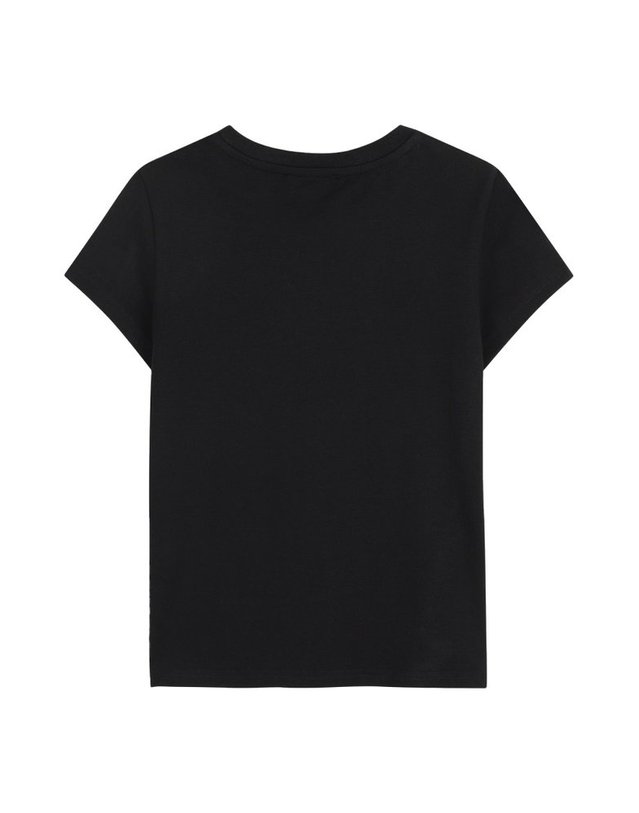 디케이앤와이 [해외직구] 26 S/S DKNY 티셔츠 콘 STAMPA 로고 (KIDS 상품) D62617K_09B B0042022893 착용컷