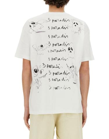 [해외직구] 24 S/S 32파라디 3PARADIS X 에드가 PLANS 티셔츠 SS2487_WHITE B0041274242