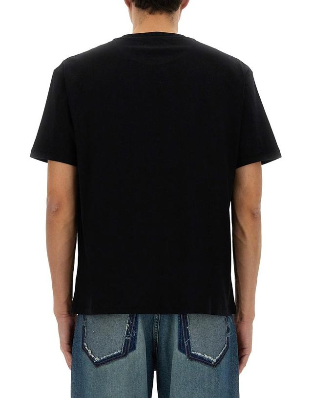 32 파라다이스 [해외직구] 25 S/S 32파라디 크리스탈 로고 티셔츠 SS25100_BLACK B0041596933 착용컷