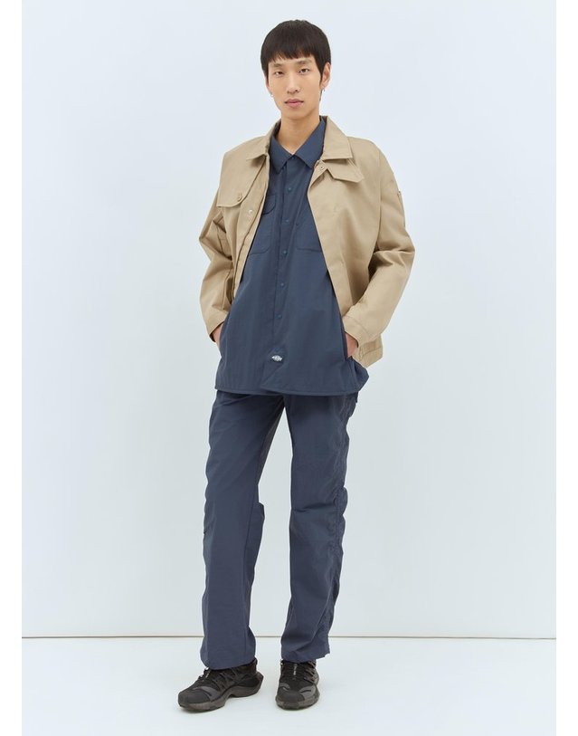 디키즈 [해외직구] 24 F/W 디키즈 X 도쿄 DESIGN COLLECTIVE 오버사이즈 WORK 셔츠 DK0A866O0DN1 B0111444550 착용컷