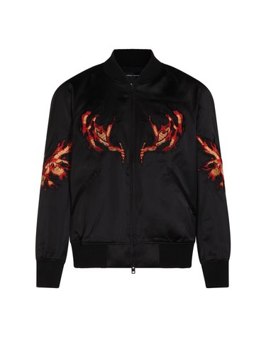 [해외직구] Y3 와이쓰리 블랙 그래픽 사틴 소비니어 캐쥬얼 자켓 KR1110BLACK B0562198112