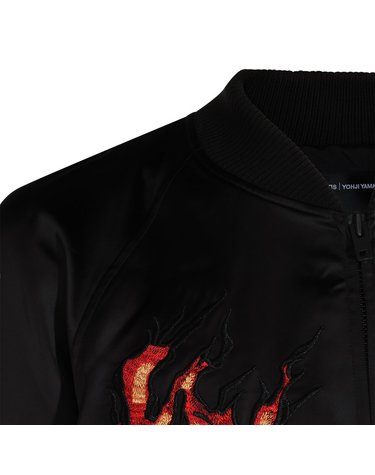 [해외직구] Y3 와이쓰리 블랙 그래픽 사틴 소비니어 캐쥬얼 자켓 KR1110BLACK B1042206713