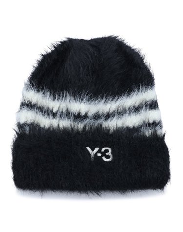[해외직구] Y3 와이쓰리 블랙 & CORE 화이트 비니 KY3727BLACK WHITE B0482334154