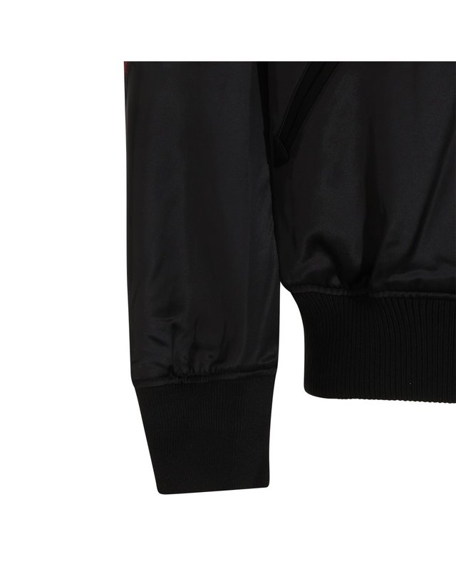 와이쓰리 [해외직구] Y3 와이쓰리 블랙 그래픽 사틴 소비니어 캐쥬얼 자켓 KR1110BLACK B0562198112 착용컷