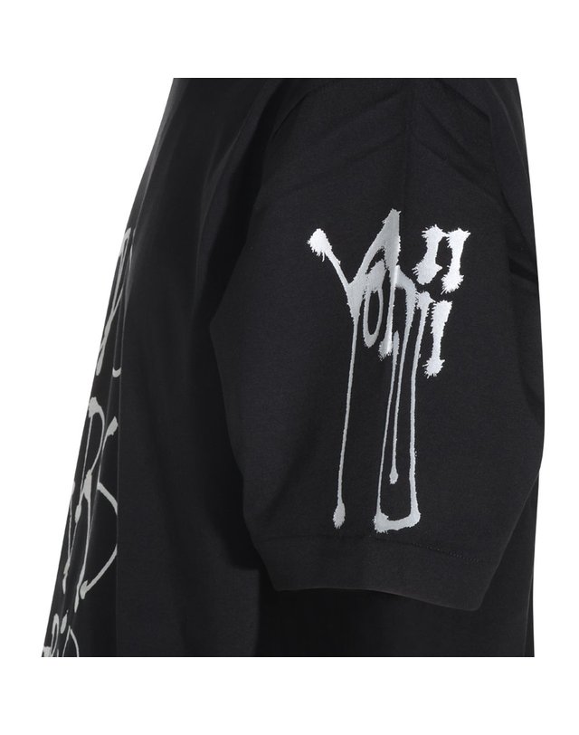 와이쓰리 [해외직구] Y3 와이쓰리 블랙 코튼 티셔츠 KR1067BLACK B0562278834 착용컷