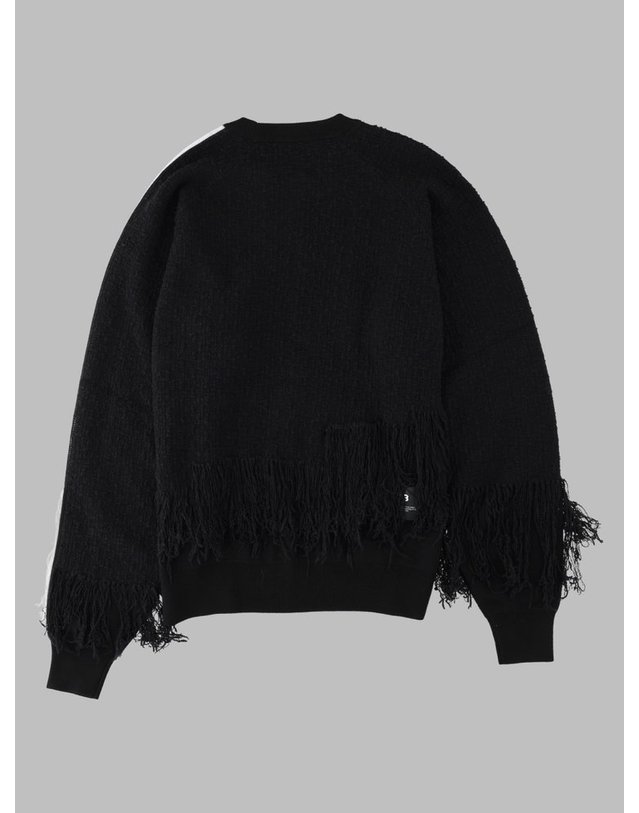 와이쓰리 [해외직구] 26 F/W Y3 와이쓰리 스웨터 KR1124_BLACK B0042297366 착용컷