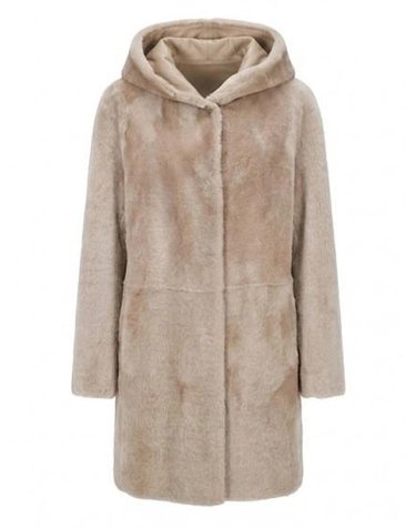 [해외직구] 만조니24 시어링 코트 26M1214RS21 BEIGE B0172088622