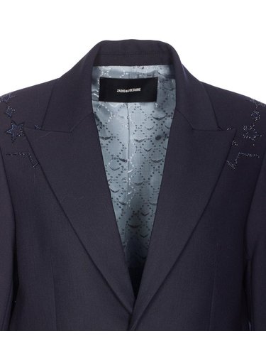 [해외직구] 26 S/S 쟈딕 앤 볼테르 VAVY 스트라스 자켓 WWBL01960/404 B0011861331