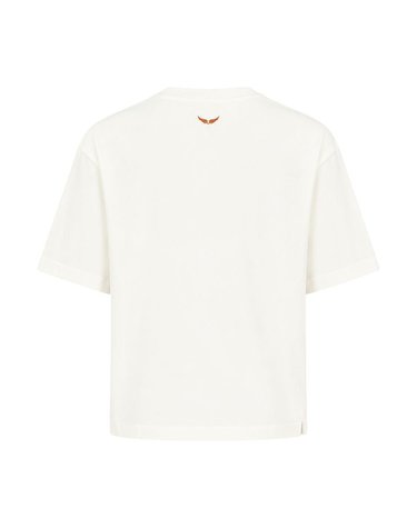 [해외직구] 26 F/W 쟈딕 앤 볼테르 TAIDA 포토 홀스 스트라스 티셔츠 ZADIG VOLTAIRE 코튼 화이트 JWTS02919-103 B0732259501