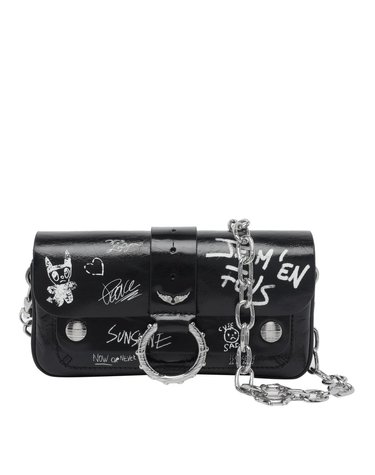 [해외직구] 26 F/W 쟈딕 앤 볼테르 ZADIGVOLTAIRE X 케이트 MOSS 미니 케이트 지갑 LWBA04523/011 B0012328169
