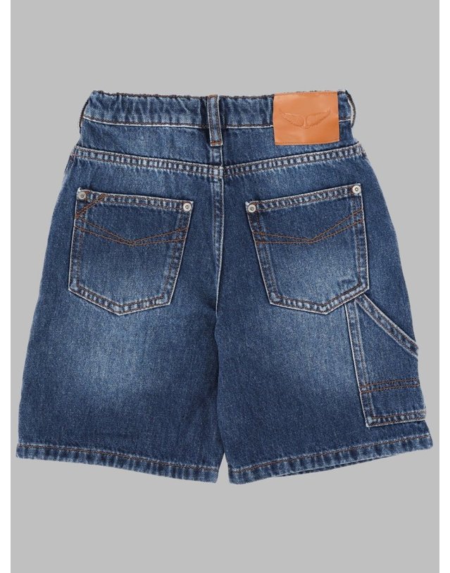 쟈딕앤볼테르 [해외직구] 26 S/S 쟈딕 앤 볼테르 쇼츠 인 데님 (KIDS 상품) X60595K_Z29 B0042185167 착용컷