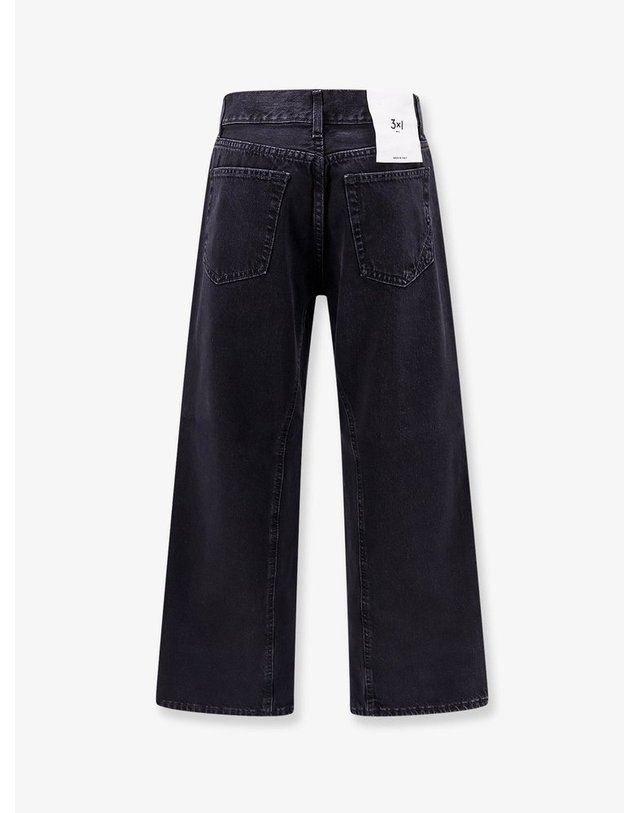 쓰리바이원 [해외직구] 3X1 AIME 블랙 데님 트라우저 31W33001DR0459VINTAGE BLACK B0652327872 착용컷