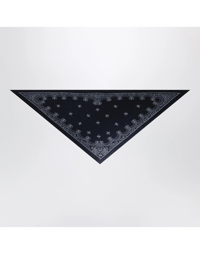 데스틴 [해외직구] 26 F/W 데스틴 네이비 블루 TRIANGULAR 반다나 스카프 인 울 TRIWO-NA B0052288223 착용컷
