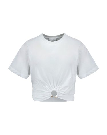 [해외직구] 26 S/S 파코라반 HAUT 티셔츠 RABANNE 코튼 아이보리 23AJTO539CO0485-P109 B0731877718