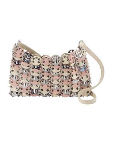 [해외직구] 25 F/W 파코라반 숄더 백 RABANNE 레더 실버 25HSS0508CLF281-P925 B0731790822