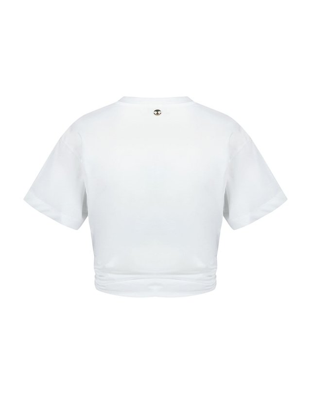 파코라반 [해외직구] 26 S/S 파코라반 HAUT 티셔츠 RABANNE 코튼 아이보리 23AJTO539CO0485-P109 B0731877718 착용컷