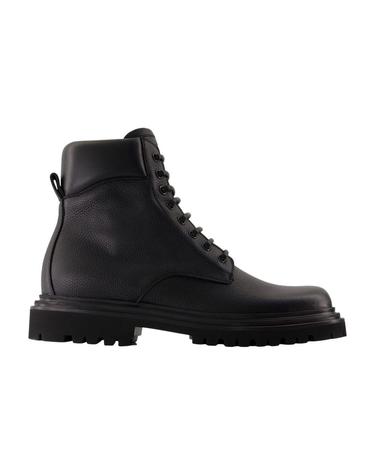 [해외직구] 25 F/W 돌체 앤 가바나 데이 클래식 HAMMER 앵클 부츠 DOLCE&GABBANA 레더 블랙 A60613A6H47-8B956 B0731724988