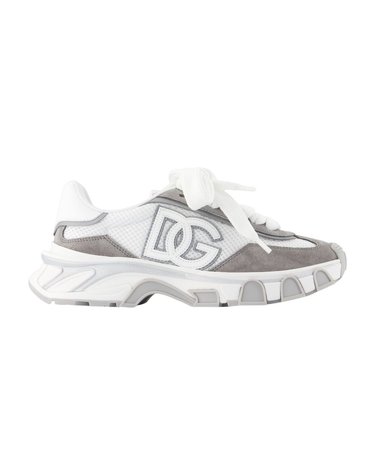 [해외직구] 26 S/S 돌체 앤 가바나 바싸 RETE 트레이너 DOLCE&GABBANA 레더 그레이 CK2403A6N76-8T000 B0731963658