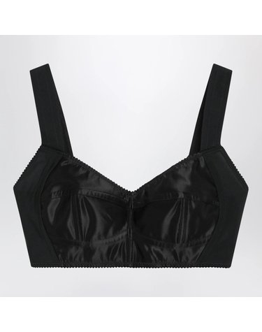 [해외직구] 26 F/W 돌체 앤 가바나 블랙 사틴 뷔스티에 탑 F7Y28TGDCRP-N0000 B0052363303