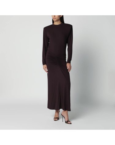 [해외직구] 26 F/W 안다만 ROUGE 노이어 맥시 드레스 WITH 웨이스트 DRAPING T200178ATJV053-RN B0052240978