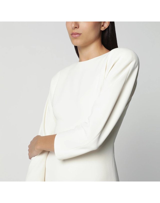 안다만 [해외직구] 26 F/W 안다만 MILK 화이트 미디 드레스 WITH ROUNDED SHOULDERS T200113ATNP263-MI B0052240983 착용컷