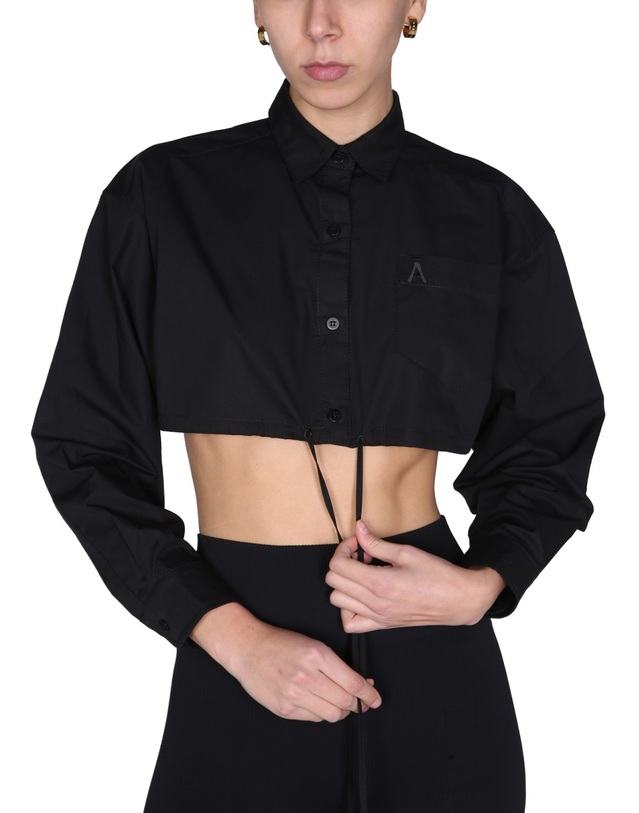 안드레아다모 [해외직구] 22 S/S 안드레아다모 크롭 셔츠 ADSS22SR01012473_0473 B0040178334 착용컷