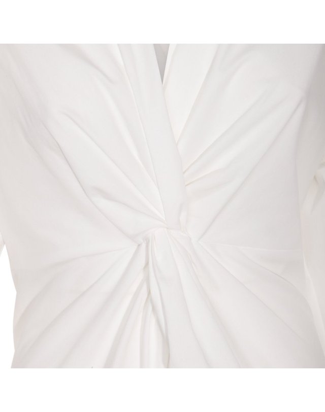 안드레아다모 [해외직구] 23 S/S 안드레아다모 아이보리 코튼 블렌드 드레스 ADPS23DR019504730474000 B0480252938 착용컷