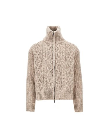 [해외직구] 26 F/W 피아첸차 캐시미어 캐시미어블렌드 케이블 니트 가디건 M1290048001012 B0132360153