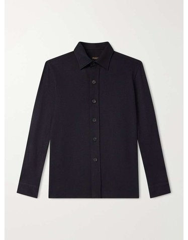 [해외직구] 루비나찌 블랭킷 캐시미어블렌드 저지 셔츠 BLANKET SHIRT B0082333867
