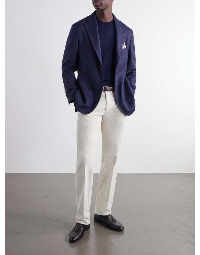 루비나찌 [해외직구] 루비나찌 DARTED FLECKED WOOLHERRINGBONE 수트 자켓 3BR B0082333861 착용컷